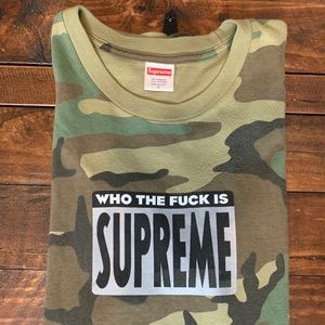Supreme - Who The Fuck Is Supreme T Shirt SS19